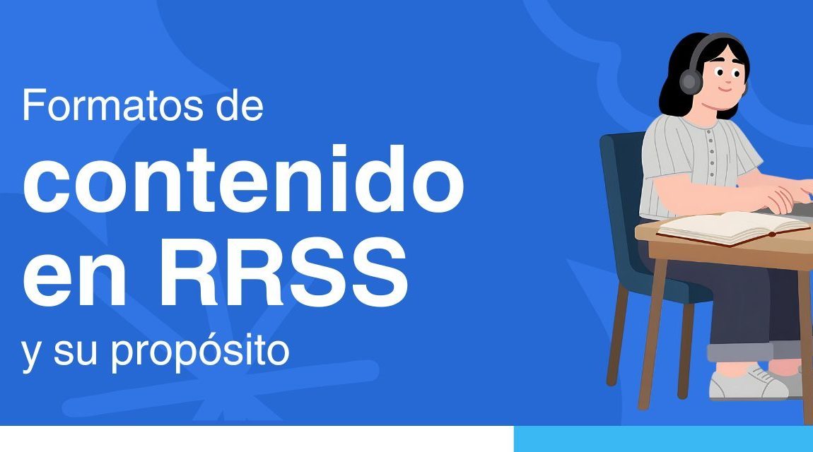 Infografía sobre formatos de Redes sociales